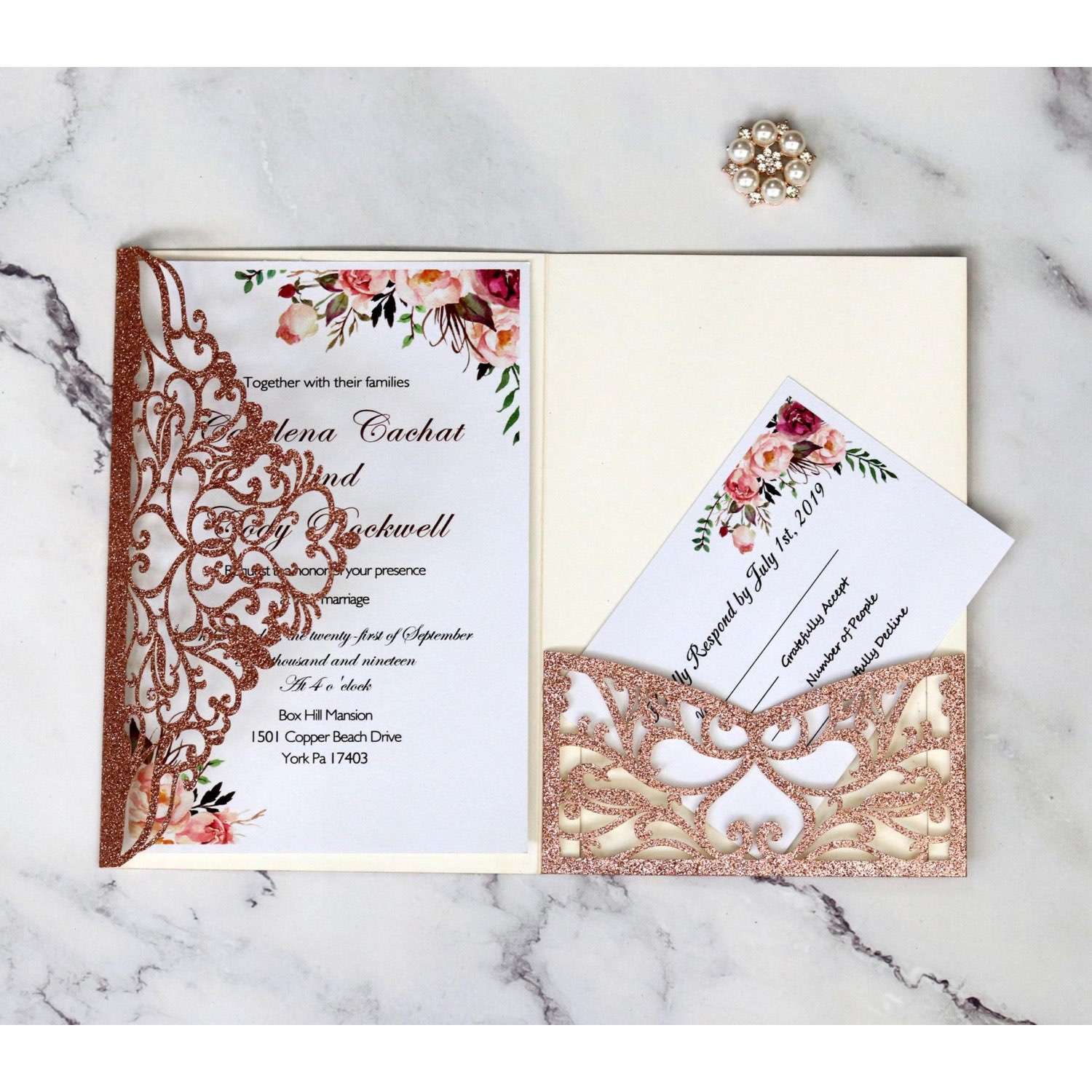 Slap-up Holiday Invitation Card Thanksgiving Day Laser Cut Paper